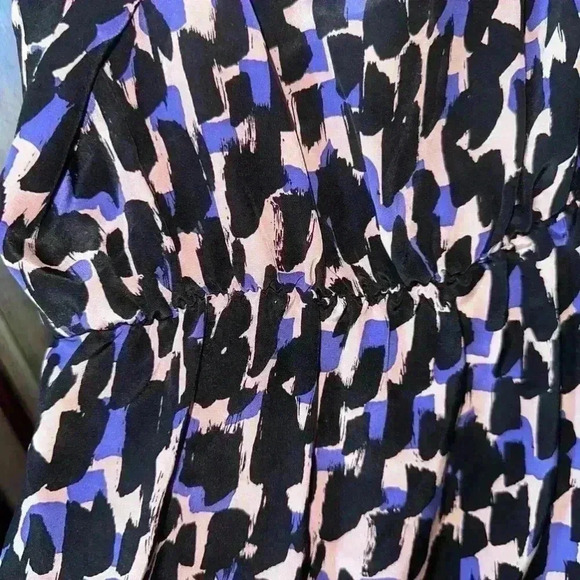 New With Tags / Karina Grimaldi Cold Shoulder Dress, Size S, Black & Purple - Picture 8 of 11